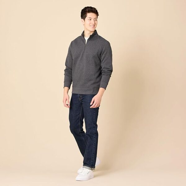 Men's Long-Sleeve Quarter Sweatshirt - Image 2