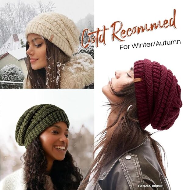 Skull Warm Cap for Women - Image 4