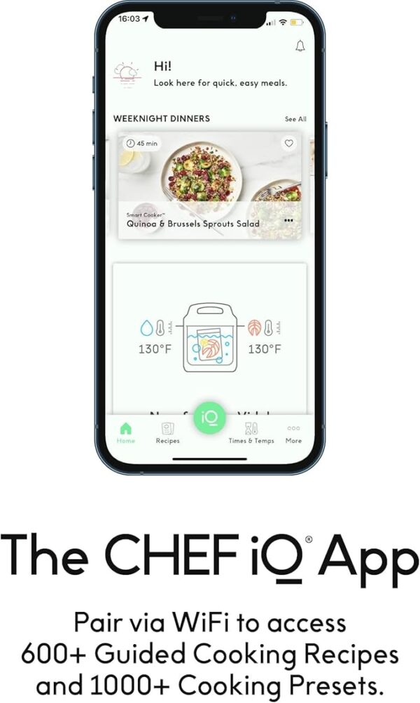 CHEF iQ Smart Pressure Cooker 10 Cooking Functions & 18 Features - Image 6