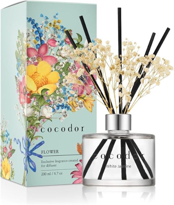 Flower Reed Diffuser Set Home Fragrance