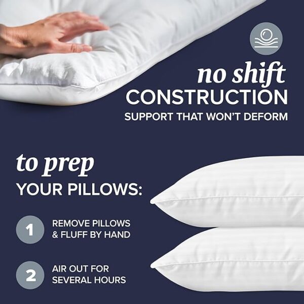 Hotel Collection Bed Pillows King Size Set of 2 - Image 2