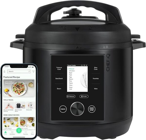 CHEF iQ Smart Pressure Cooker 10 Cooking Functions & 18 Features