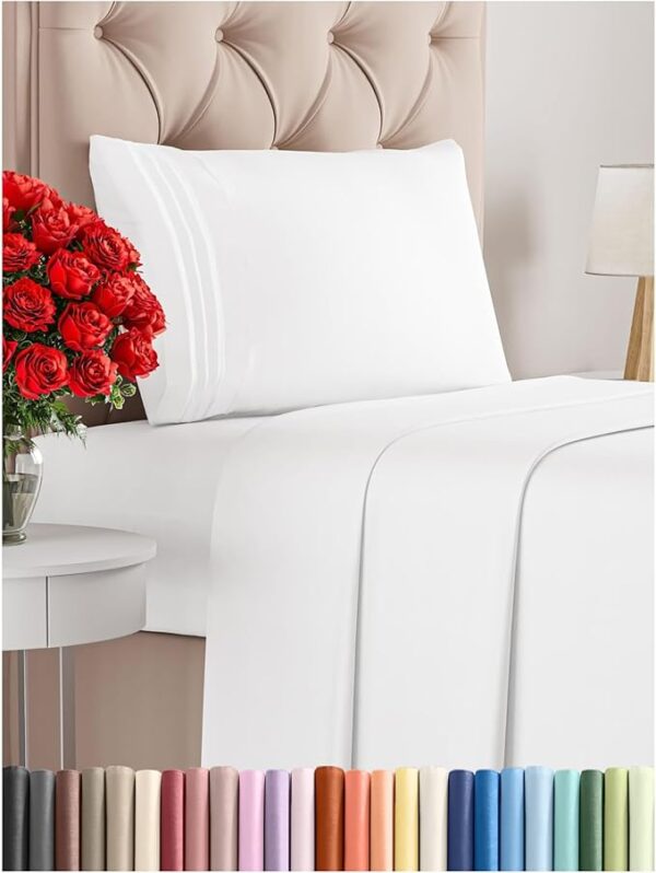 Bed Sheets Set - Hotel Luxury Bedding - Image 2