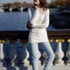 Women Polo Neck Long Slim Sweater