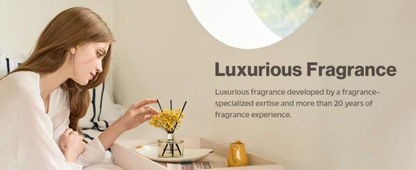 Flower Reed Diffuser Set Home Fragrance - Image 2