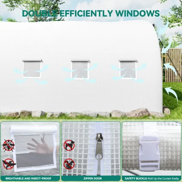 Walk-in Tunnel Greenhouse Kit - Image 4