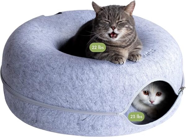 Scratch Detachable & Washable Tunnel Bed for cats