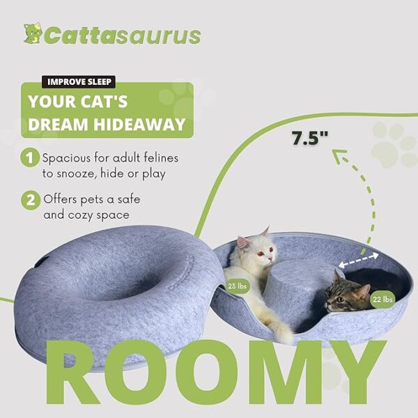 Scratch Detachable & Washable Tunnel Bed for cats - Image 5