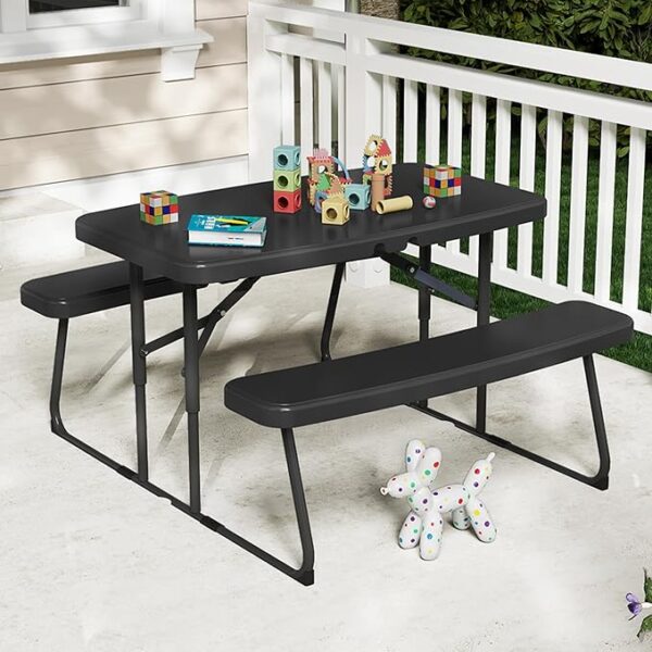 Tables for Outdoors with Weather Resistant Resin Tabletop - Image 4