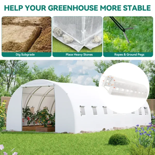 Walk-in Tunnel Greenhouse Kit - Image 6
