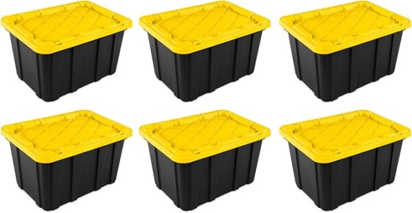6-Pack Stackable Storage Bins - Image 2