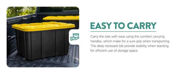 6-Pack Stackable Storage Bins - Image 5