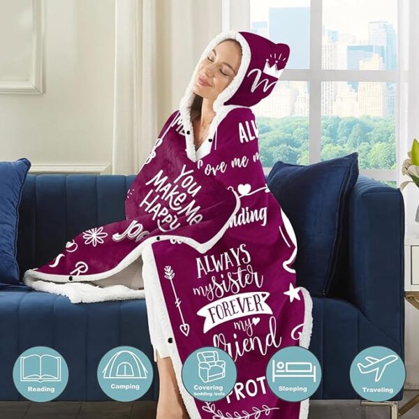 Gift from Daughter or Son, Soft and Warm Blanket for Mother - Image 4