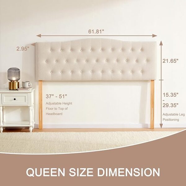 Durable Solid Wood Bed headboard - Image 6